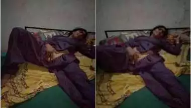 Excited Indian woman touches vagina and lover films XXX video