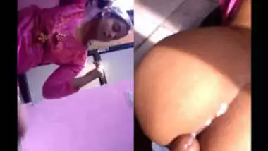 Very Beautiful Desi Girl Sucking Lover Dick & Fucking in Doggy Style Cum on Ass Hindi