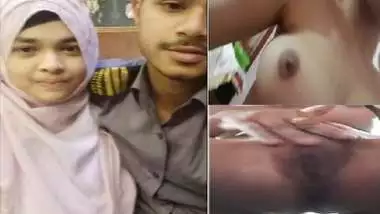 Hijab Bengali sex girl fingering horny pussy