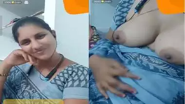 Shy bhabhi flashes boobs on private cam nude show